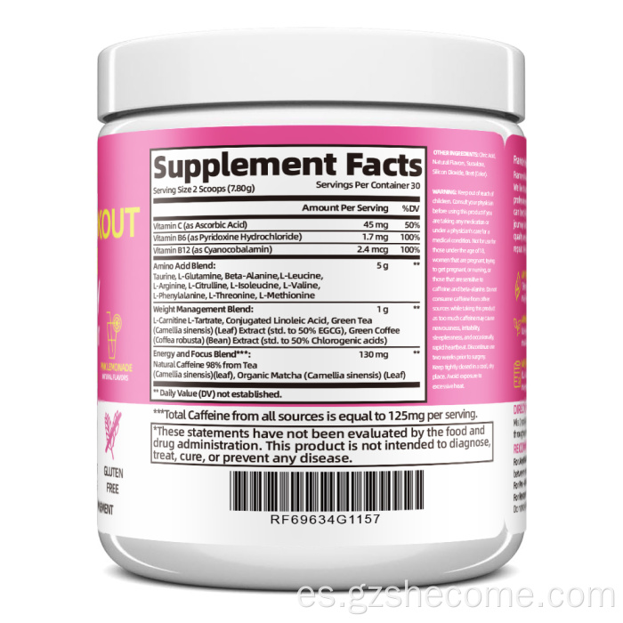 El suplemento de entrenamiento energético es mantener una saludable